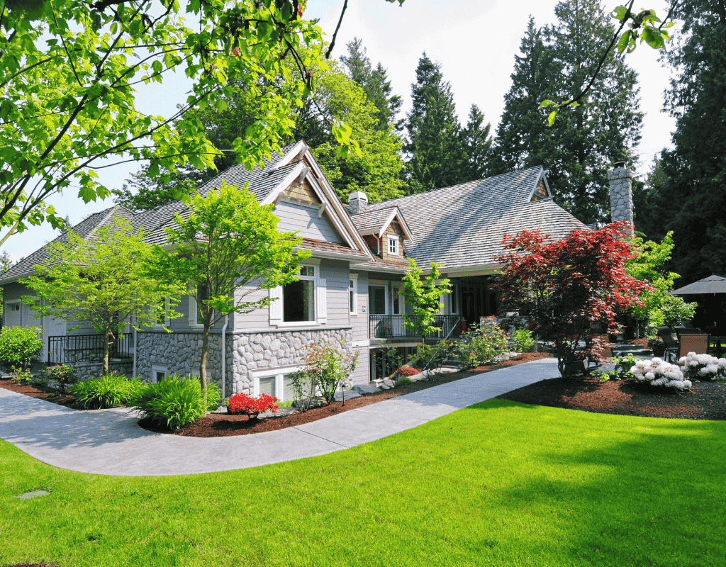 Detailed view of residential landscaping services by Gardens of Eden in Key West FL